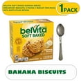 thumbnail image 2 of belVita Soft Baked Banana Bread Breakfast Biscuits, 5 Packs 1 Biscuit Per Pack with supplyplex spoon, 2 of 3