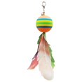 thumbnail image 1 of Cat Feather Toy Cat Teaser Playing Toy Rope Training Exercise Educational Toys Interactive Games Kitten Kitty Option 7-Head, 1 of 7