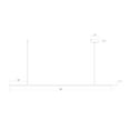 thumbnail image 6 of Sonneman 3778.01-35 Fino 70" Wide Led Suspension Linear Pendant - Chrome, 6 of 7