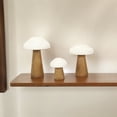 thumbnail image 3 of Cheungs 6005L Hareton Forest Mushroom Table Decor - Brown & White - Large, 3 of 6