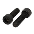 thumbnail image 1 of Unique Bargains 2pcs M10x35mm 12.9 Grade Hex Socket Cap Left Hand Thread Screw Bolt Black, 1 of 2