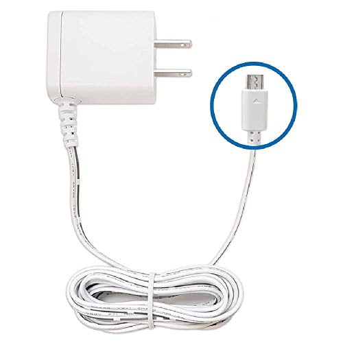 for Motorola Babysense Vtech Baby Monitor 9.7 Feet Micro-USB Charger Power Cord Replacement Adapter Supply Compatible with Parent Unit MBP33S MBP36S MBP36XL MBP38S MBP41S MBP43S MBP843 MBP853 MBP854 