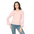 thumbnail image 1 of Blusa Mujer fresca Boleada manga larga Rosa Palassi 3914, 1 of 5
