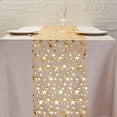 thumbnail image 6 of Vrorvz Star Shaped Glitter Table Runner Christmas Thanksgiving Decor Enhances Festive Vibes Is Easy to Clean Dining Tables Holiday Celebrations 11.0in Gold, 6 of 6
