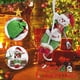 thumbnail image 1 of Rope Climbing Snowman Doll, Christmas Mall Window Ceiling Decor, Foldable Metal Frame, Festive Gift, Holiday Retail Display, Storefront Decoration, Office Party Decor, for Retail Spaces, 1 of 9