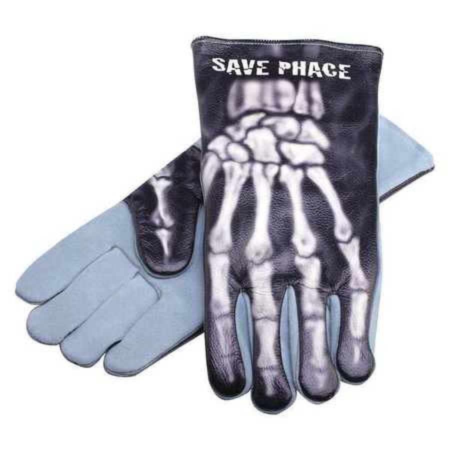 skeleton welding gloves