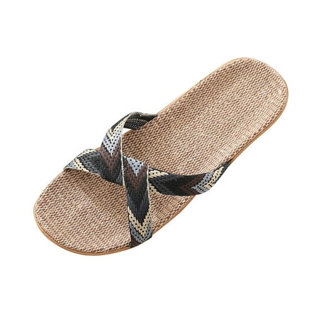 

ForestYashe slipper for Men Men s Fashion Casual Slip On Cane Slides Indoor Home Slippers Beach Shoes Pvc