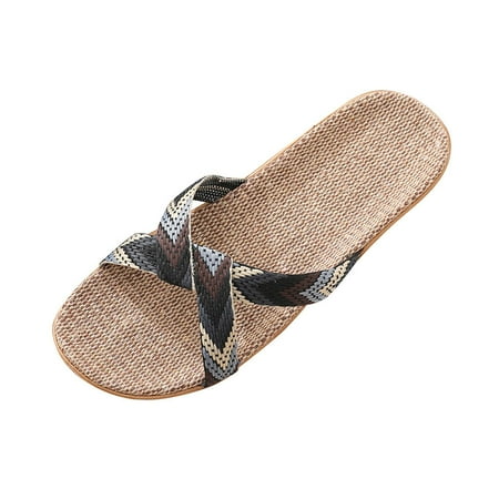 

QYZEU Snow Boots Men Thong Slippers for Men Indoor Shoes On Slides Men S Cane Slip Indoor Slippers Casual Home Fashion Beach Men S Slipper