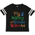 thumbnail image 3 of Inktastic Nanny and Grandpa Love Me Boys or Girls Toddler T-Shirt, 3 of 5