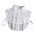 thumbnail image 2 of Cuello falso para damas, elegante cuello falso para uso diario, camisetas, vestidos y ropa. Blanco, 2 of 8