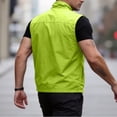 thumbnail image 4 of WRFWUL Mens Sleeveless Stand Collar Vest Lightweight Zip Up Outdoor Utility Gilet Casual Travel Workwear Jacket with Pockets, 4 of 7