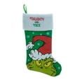 thumbnail image 1 of 20 Inch Grinch Stocking, Velvet, Green, by Ruz, 1 of 4