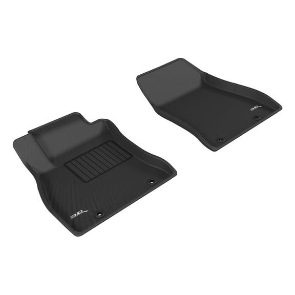 3D MAXpider Custom Fit Kagu Floor Mat (Black) for 2013-2019 Nissan SENTRA - 1ST Row