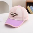 thumbnail image 2 of Toddler Baseball Cap Letter Embroidery Boy Sun Hat Adjustable Running Toddler Caps Boys Age 2-8 Years Kids Clothes, 2 of 5