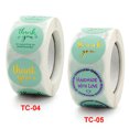 thumbnail image 4 of CAROOTU Bronzing Merci Autocollants Rouleau 500-Count Autocollants Ronds Colorés pour la Faveur de Fête d'Anniversaire de Mariage, 4 of 7