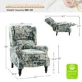 thumbnail image 5 of Vintage Floral Wingback Manual Push Back Recliner Chair Set of 2 for Living Room GREENGUARD Certified Floral, 5 of 8