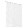thumbnail image 2 of 1 Inch Cordless Mini Blinds for Windows, 43.3" Width x 48" Length, Light Filtering Privacy, No Tools Installation, Easy to Clean White Faux Wood Blinds, 2 of 11