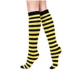 thumbnail image 2 of CAZOFW Womens Socks Knee High Striped Christmas Socks, Warm Soft Stretchy Knit, Cozy Winter Casual Legwear Daily, 2 of 4