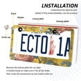 thumbnail image 3 of Aluminum License Plate Frame 2 Pack Car Exterior Accessory Car Tag Holder for Front Rear Plates Cars Decor Bluebird Surrounded by Flowers, 3 of 7