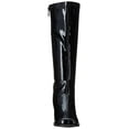 thumbnail image 2 of 3 Inch Adult Black Costume Gogo Boots w/ Zipper | 8, 2 of 2