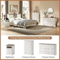 thumbnail image 6 of Merluxy Farmhouse 7 Drawers Dresser for Bedroom, Wood Chest of Drawers with Metal Handle, White, 6 of 10