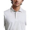 thumbnail image 6 of Ben Hogan Men's & Big Men's Performance Geo Printed Short Sleeve Polo Shirt, up to 5XL, 6 of 7