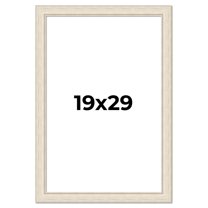 19x29 Frame White Real Wood Picture Frame Width 1.75 inches | Interior Frame Depth 0.5 inches |