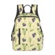thumbnail image 1 of Disketp Green And Purple Grapes Mochila Ligera e Impermeable, Mochila de Día Resistente para Viajes, Senderismo y Uso Diario para Hombre y Mujer, 1 of 7