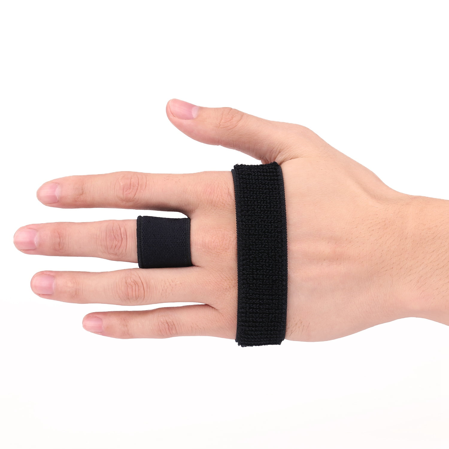 DOACT Finger Splint Brace Adjustable Finger Support Finger Protector Trigger Finger Splint Brace with Aluminium Bar Hook & Loop Straps