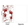 thumbnail image 3 of Honeeladyy Halloween Decorations 24pcs Halloween Decor Bloody Handprint Paper Postcard Scary Halloween Decorationsingle-sided Paper Postcard Create The Horrible Scene in Your Halloween Party, 3 of 5
