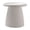 Ivory White, variant on BOFANG Compact Side Table, 19.7" Light Coffee Fluted Base for Patio & Living Room