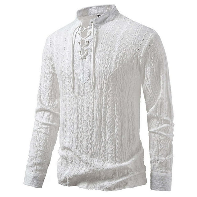 pstuiky mangas largas para hombre, Cárdigan informal de manga larga con cuello alto y tirantes ajustables para hombre Tops de hombre s