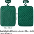 thumbnail image 2 of HAOAN 5Pcs Pot Holders for Kitchen Heat Resistant Pink Cotton Potholder Multipurpose Hot Pads Machine Washable Oven Mitt with Hanging Loop Pocket Potholder for Daily Baking Cooking Grilli, 2 of 6