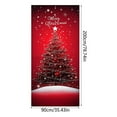 thumbnail image 4 of Cheapark Gift 35.4 x 70.8 In Christmas Gingerbread House Door Cover - Festive Curtain for Door, Wall & Christmas Party Decoration, 4 of 6