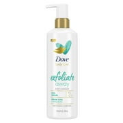 Dove Body Love Exfoliate Away Daily Use AHA Serum Body Scrub Cleanser, 17.5 fl oz
