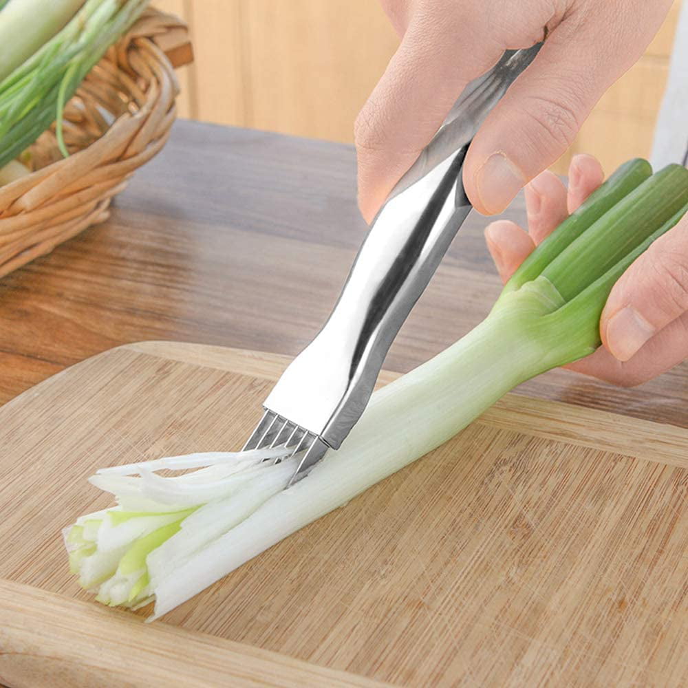 Green Onion Slicer/Shredder, Easy-to-use, Reusable & Efficient – GizModern