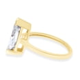 thumbnail image 2 of 4.50 CT Marquise Cut White Cubic Zirconia Solitaire Engagement Ring In 14K Yellow Gold Over Sterling Silver (Color: White, Clarity: VVS1-VVS2, 4.50 Cttw) -4.5, 2 of 6