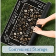 thumbnail image 4 of Vintage Black Wildflower Floral Mahjong Mat 31.5" x 31.5", Non-Slip Noise Reduction Mahjong Table Cover Accessories and Supplies for Dominoes Poker Card Board and Tile Games Gifts, 4 of 5