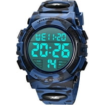 A ALPS Watches for Man Digital Sport Wristwatch with LED Back Light Stopwatch Waterproof Wristwatch Gift for Man Father's Day Gifts