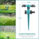 thumbnail image 4 of Paquete de aspersor de jardín, aspersor automático de césped, aspersor de césped giratorio de 360 grados, riego automático, cobertura de 3600 pies cuadrados para patio, césped y jardín, sistema de, 4 of 8
