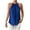 Blue, variant on AherBiu Halter Tank Tops for Women Bow-Tie Neck Sleeveless Summer Casual Loose Shirts Blouse Camisole