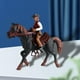 thumbnail image 4 of Juego de figuras de caballo realistas para montar a caballo, figura de acción, juguete de animal Negro, 4 of 9