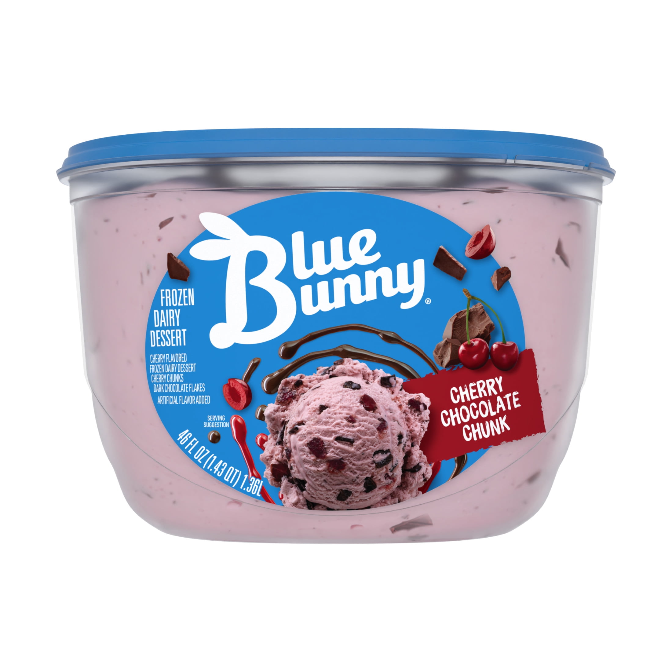 Blue Bunny Cherry Chocolate Chunk Frozen Dessert for Breakroom