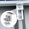 thumbnail image 3 of 10Pcs Solar Photovoltaic Bracket Aluminum Alloy Clamp for Solar Module Solar Panel Racking Mounts Accessories PV Clamp C, 3 of 5