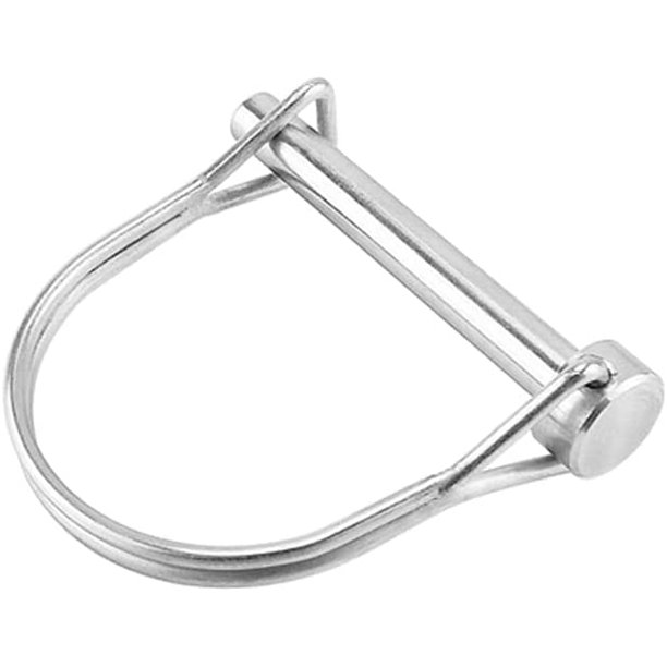 10 Pcs Trailer Coupler Pin 1/4"Diameter Stainless Steel Wire Lock Pin