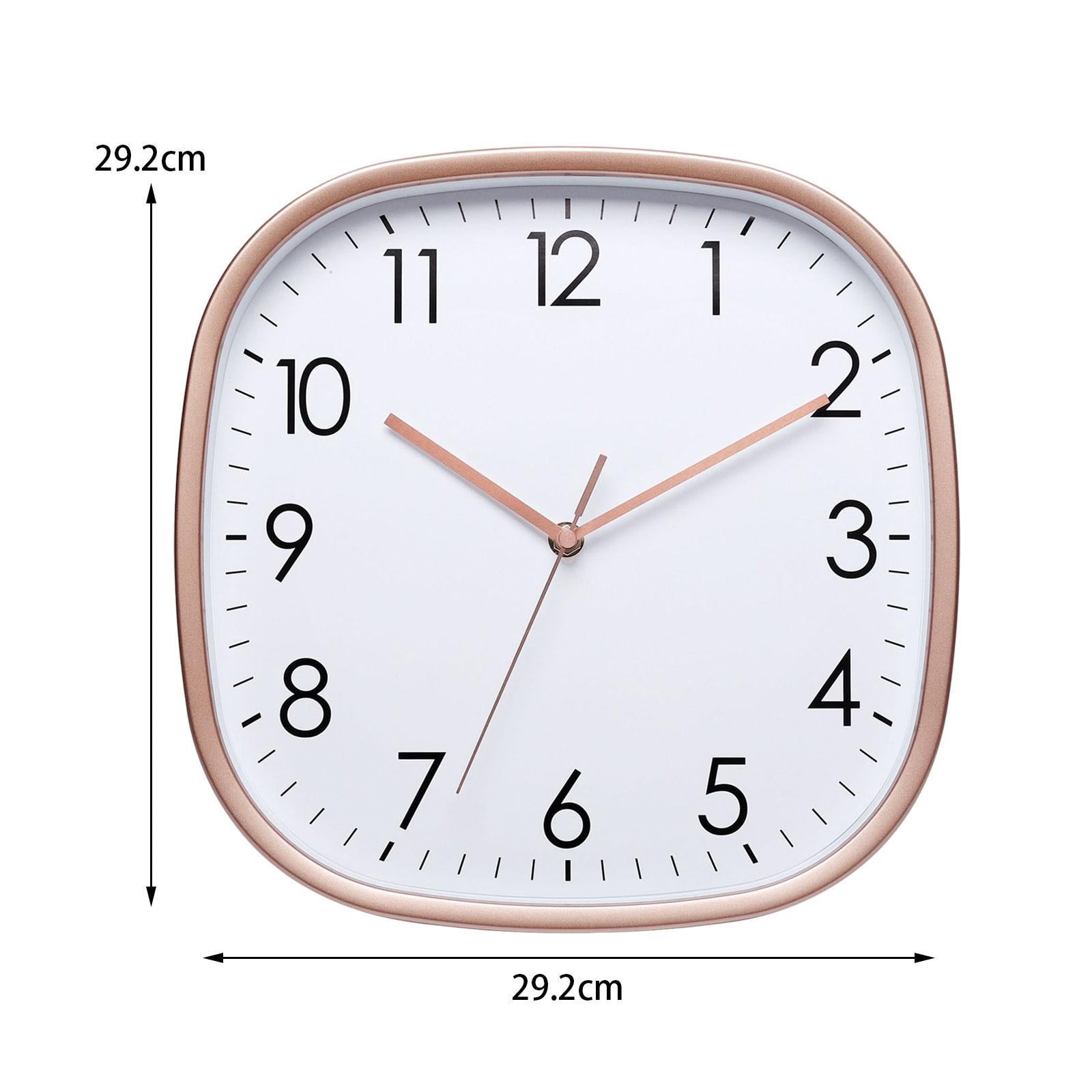 Fiocias Toilet Paper Holder Paper Towel Holder Countertop Kitchen Roll Holders Standing Paper Towel Iron PP Material Practical Holder Quiet Digital Wall Clock