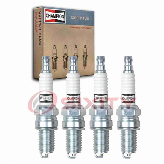 4 pc Champion 810 Copper Plus Spark Plugs for 6R12 D6EA D7EA D7ES D7EV D7RTC D7TC DCPR6E DCPR7E DP6EA9 DP7EA9 DP7EV9 DPR6EA9 DPR6EB9 DPR7EA9 DPR7EV9 DR7EA DR7ES RA8HC S123XL X20EPRU9 X20ESU X20EU
