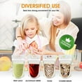 thumbnail image 3 of SMihono Transparent Plastic Beverage Bag Smoothie Storage Bag 16oz Ziplock Juice Bag Home Decoration on Clearance, 3 of 9