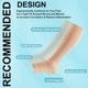 thumbnail image 3 of 3 pares de calcetines de compresión con puntera abierta de 15-20 mmHg para mujeres y hombres, hasta la rodilla, sin puntera, para la circulación., 3 of 6