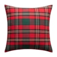 thumbnail image 1 of SGACAI Funda de almohada estilo americano a cuadros rojos y verdes Nueva NUEVA, 1 of 7